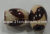 DZI11 3PCS 10*14mm oval loose Tibetan Agate Dzi Beads wholesale