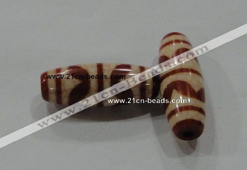 DZI127 14*35mm oval loose Tibetan Agate Dzi Beads wholesale