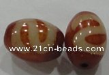 DZI14 3PCS 10*14mm oval loose Tibetan Agate Dzi Beads wholesale