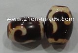 DZI17 3PCS 10*14mm oval loose Tibetan Agate Dzi Beads wholesale