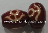 DZI27 2PCS 12*16mm oval loose Tibetan Agate Dzi Beads wholesale