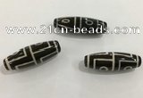 DZI472 10*30mm drum tibetan agate dzi beads wholesale