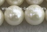 FWP117 15 inches 10mm - 11mm potato white freshwater pearl strands