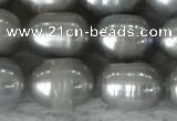 FWP186 15 inches 6mm - 7mm rice grey freshwater pearl strands