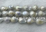 FWP362 15 inches 15mm - 18mm baroque freshwater nucleated pearl beads