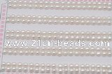 FWP451 half-drilled 3.5-4mm bread freshwater pearl beads