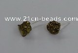 NGE308 5*8mm - 7*10mm nuggets druzy agate gemstone rings
