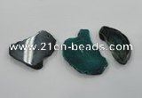 NGP1196 30*50mm - 40*70mm freeform agate gemstone pendants wholesale