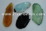 NGP1264 35*45mm - 45*65mm freeform agate gemstone pendants wholesale