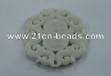 NGP1603 71*71mm Carved natural hetian jade pendants wholesale