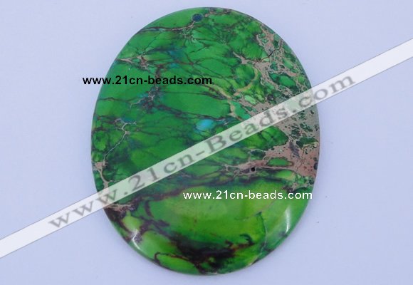 NGP235 40*50mm fashion dyed imperial jasper gemstone pendants
