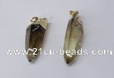 NGP2409 14*35mm - 16*50mm sticks quartz pendants wholesale