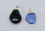 NGP2798 15*30mm - 25*35mm freeform crystal glass pendants wholesale