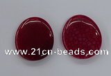 NGP3232 42*52mm - 45*55mm freeform agate gemstone pendants