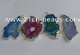 NGP3391 40*45mm - 45*60mm freeform druzy agate pendants