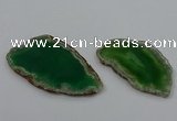 NGP4251 30*50mm - 45*75mm freefrom agate pendants wholesale