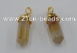 NGP5036 8*30mm sticks agate gemstone pendants wholesale