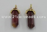 NGP5040 8*30mm sticks mookaite gemstone pendants wholesale