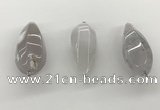 NGP5544 14*40mm - 23*58mm teardrop agate gemstone pendants