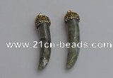 NGP7310 8*50mm - 10*55mm oxhorn labradorite pendants wholesale