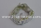 NGP7380 45*50mm - 50*55mm freeform druzy agate pendants