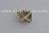 NGP7553 20*22mm white crystal pendants wholesale