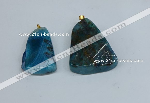 NGP8709 25*40mm – 35*50mm freeform agate pendants wholesale