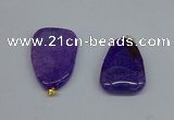 NGP8726 28*40mm - 30*54mm freeform agate pendants wholesale
