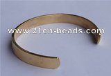 SBB02 inner diameter 50*70mm gold plated 304 stainless steel bangle