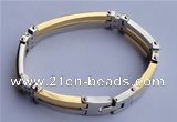 SSB07 8 inches gold plated 304 stainless steel fashion bracelet wholesale