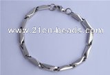 SSB34 8.7 inches 6mm width 304 stainless steel bracelet wholesale