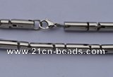 SSN23 22 inches 5.5 width 304 stainless steel necklace wholesale