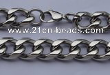SSN35 22.5 inches 14mm width 304 stainless steel necklace wolesale