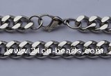 SSN36 22.5 inches 10mm width 304 stainless steel necklace wolesale