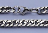SSN37 23.5 inches 7.5mm width 304 stainless steel necklace wolesale