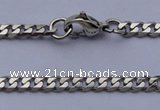 SSN38 19.5 inches 3mm width 304 stainless steel necklace wolesale