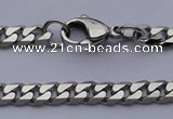 SSN39 19.5 inches 4.5mm width 304 stainless steel necklace wolesale