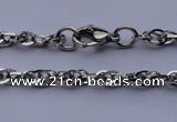 SSN45 19.5 inches 3.5mm width 304 stainless steel necklace wolesale