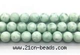 CAS306 15.5 inches 16mm round snowflake angelite gemstone beads