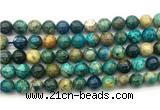 CAZ18 15.5 inches 10mm round azurite gemstone beads