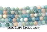 CMG503 15.5 inches 10mm round morganite gemstone beads