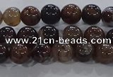 CAA1036 15.5 inches 6mm round dragon veins agate beads wholesale