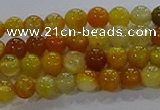 CAA1040 15.5 inches 4mm round dragon veins agate beads wholesale