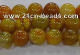 CAA1042 15.5 inches 8mm round dragon veins agate beads wholesale