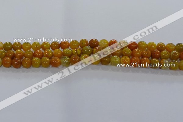 CAA1042 15.5 inches 8mm round dragon veins agate beads wholesale