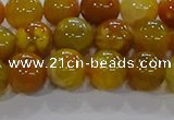 CAA1043 15.5 inches 10mm round dragon veins agate beads wholesale