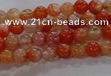 CAA1045 15.5 inches 4mm round dragon veins agate beads wholesale