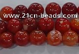 CAA1047 15.5 inches 8mm round dragon veins agate beads wholesale