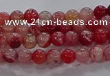 CAA1050 15.5 inches 4mm round dragon veins agate beads wholesale