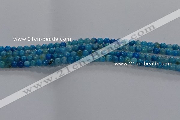 CAA1055 15.5 inches 4mm round dragon veins agate beads wholesale